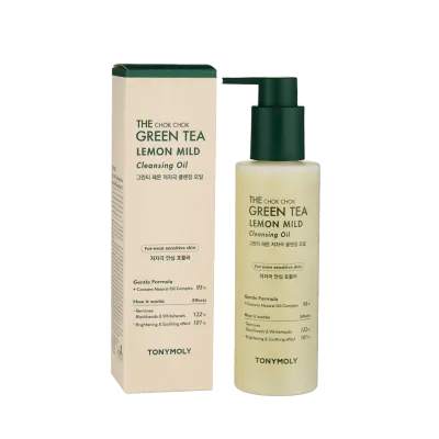 Гидрофильное масло The Chok Chok Green Tea Lemon Mild Cleansing Oil