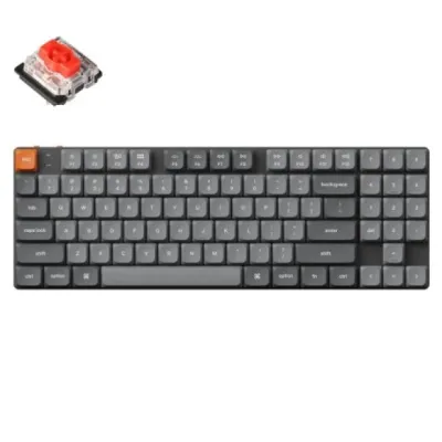 Klaviatura Keychron K13 MAX 90 Key, K pro Red, WL/BT/USB-A, QMK, EN/RU/UZ, RGB, Black