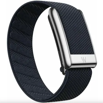 Whoop 5.0 SuperKnit Luxe Midnight Titanium - алмаштириладиган, юқори сифатли, матоли тасма (Оригинал)