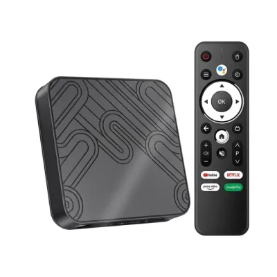 GREEN TV smart pristavkasi 4/32 GB, 8K ULTRA HD, Android 12, Black