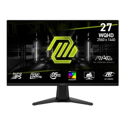 MSI MAG 275QF X32 27'' 320Hz 2K Rapid IPS monitori, Black