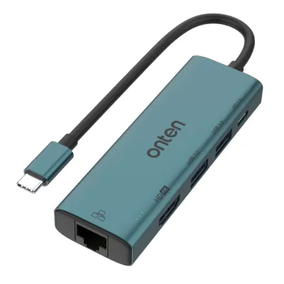 USB Hub Onten OTN-UC125 USB-C dan HDMI USB-konsentratori