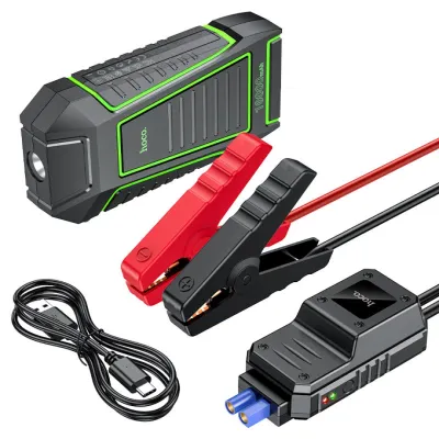 Portativ batareya Hoco QS1 Land 1000mAh avto uchun ishga tushirish qurilmasi bilan