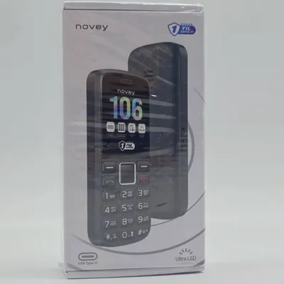 Мобильный телефон Novey 106, Black. Топ за свои деньги!