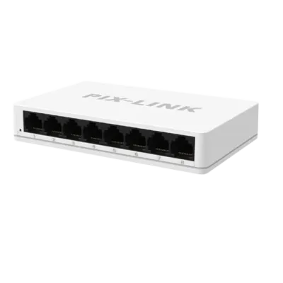 Gigabitli 8 portli kommutator PIX-LINK GS08S