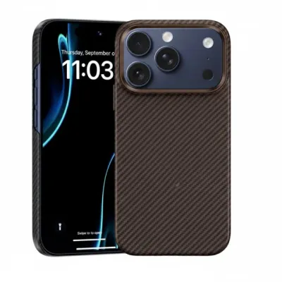BENKS Armortint iPhone 17 Pro uchun g‘ilofi, Brown