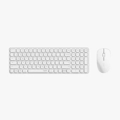 Rapoo 9320M Bluetooth klaviatura va sichqoncha to‘plami, White