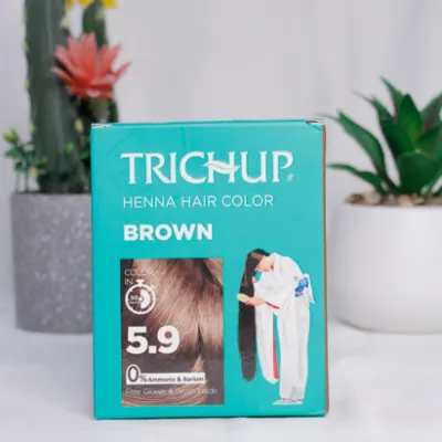 SOCH UCHUN BO'YOQ XNA TRICHUP - JIGARRANG 6X10G