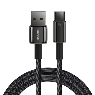 Кабель Baseus Tungsten Gold USB–Type-C 100ВТ, 1 м