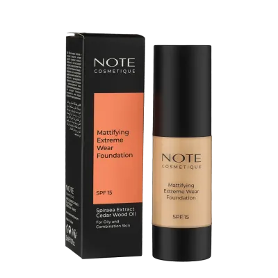 Тональный крем NOTE MATTIFYING EXTREME WEAR FOUNDATION 121 SPF15 (30 мл)