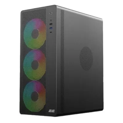 2E Gaming Credo Plus V510B Korpusi, Black