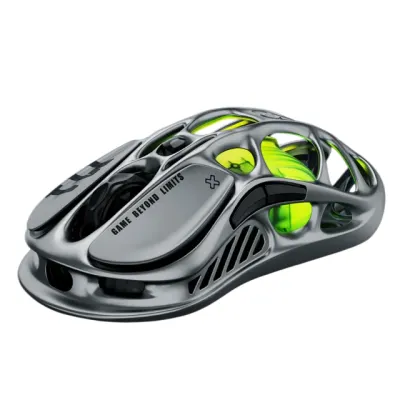 GravaStar Mercury M1 Pro simsiz o'yin sichqonchasi (GRAVASTAR M1 PRO_GRY) , Gunmetal Gray