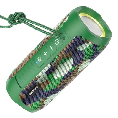 Borofone BR21 yashil rangli simsiz Bluetooth-kolonkasi