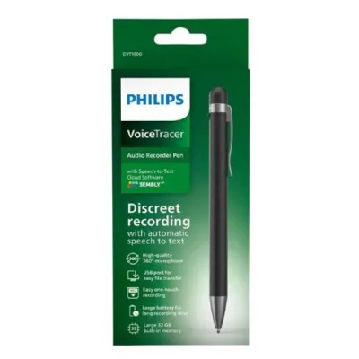 Philips DVT1600 Voice Recorder Pen 32GB – Ovoz Yozuvchi Ruchka