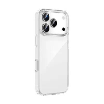 Keephone Hybrid Clear Case iPhone 17 Pro Max uchun transparent shaffof g‘ilofi