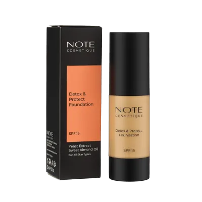Тональный крем NOTE DETOX AND PROTECT FOUNDATION 101 SPF15 (30 ml)