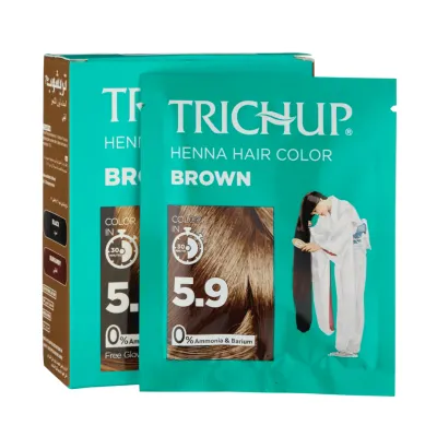 Краска-хна Trichup Henna Hair Color - Brown 6*10gr
