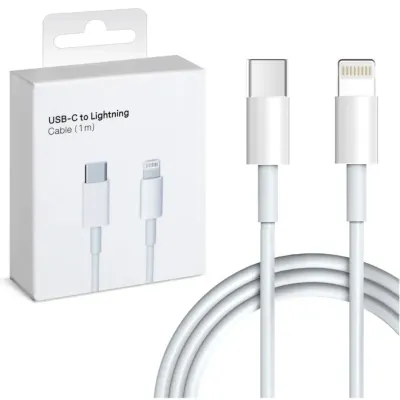 iPhone uchun Lightning to USB-C IP14 1m oq kabeli