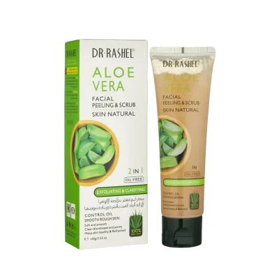 Aloe vera peeling & scrub 100ml - piling va skrab uchun mahsulot