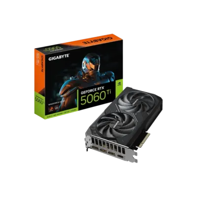 Ona Plata GIGABYTE RTX 5060 Ti GAMING OC 8GB GDDR7 Windforce 3X Cooling