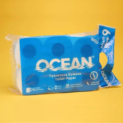 Ocean 6 o'ram, hojatxona qog'ozi