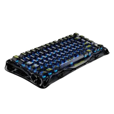 GravaStar Mercury K1 Lite o‘yin klaviaturasi, Transparent Black