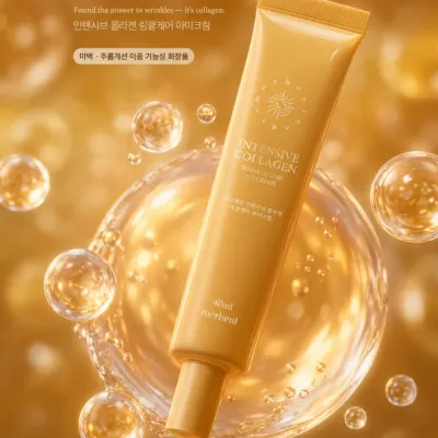 Ko‘z atrofi terisi uchun krem Merhent Entensive Collagen Wrinkle Care Eye Cream