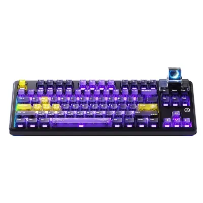 Simli mexanik klaviatura AJAZZ MK87 PRO 10000mAh, Purple-yellow-deep purple