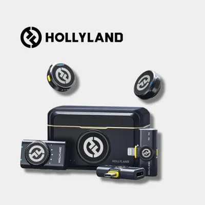 Hollyland Lark M2 Combo simsiz mikrofon tizimi, Black. Asaxiy tanlovi!
