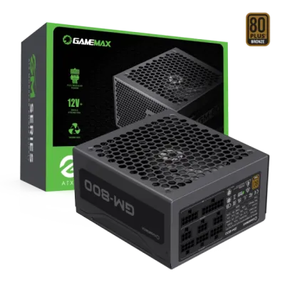 Quvvat bloki Gamemax GM-800, Black
