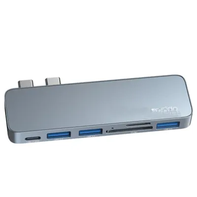 YESIDO HB10 USB + Type C Hub adapteri
