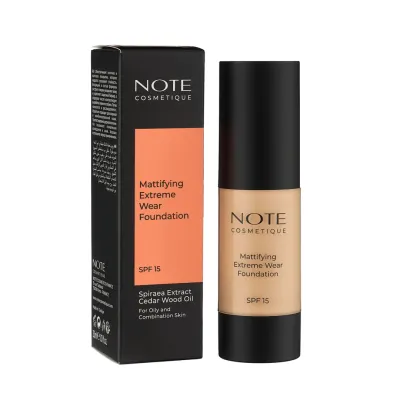 Тональный крем NOTE MATTIFYING EXTREME WEAR FOUNDATION 02 SPF15 (30 мл)