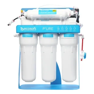 Фильтр обратного осмоса Ecosoft P’URE AquaCalcium с помпой на станине