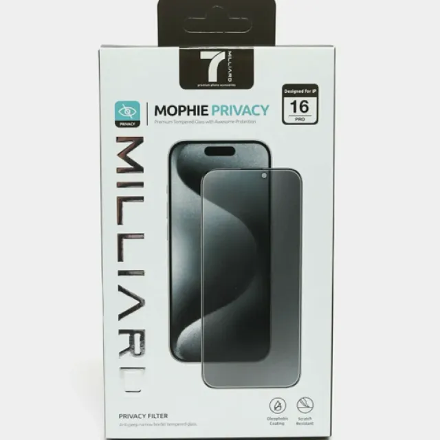 Стекло защитное для iPhone 15 Pro Max 7 Milliard Mophie Privacy