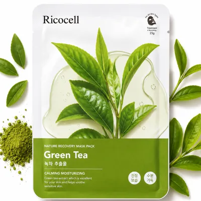 Маска для лица Recocell Nature Recovery, Green Tea