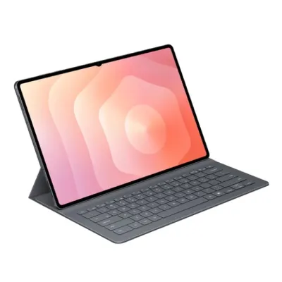 Samsung Galaxy Tab S11 Ultra uchun AI tugmali POGO Book Cover Keyboard Slim klaviaturali g‘ilof (ajraladigan klaviatura).