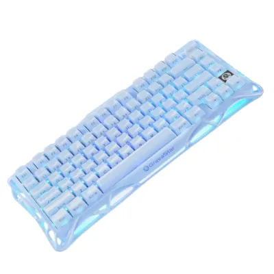 GravaStar Mercury K1 Special Edition o‘yin klaviaturasi (GS K1_BLU) , Ice Blue