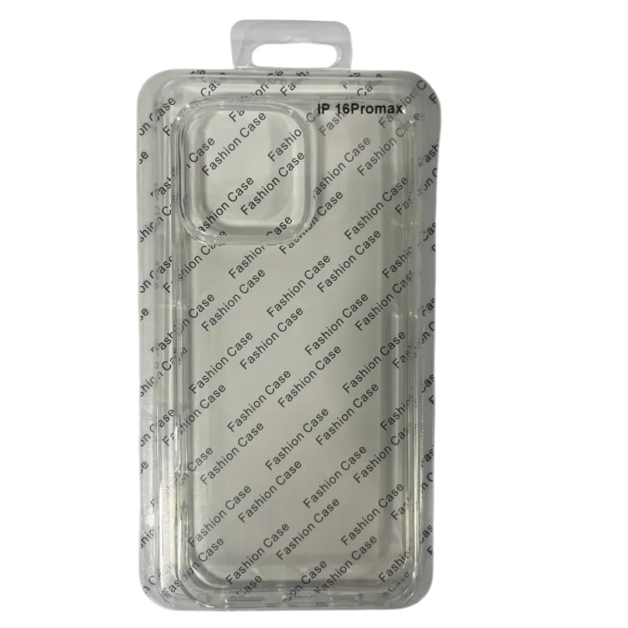 iPhone 16 Pro Max uchun shaffof (ochiq kamerali) g‘ilofi