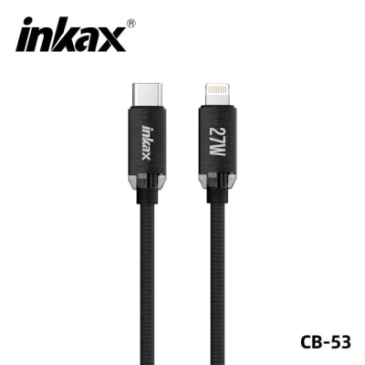 Кабель Inkax CB-53 Type-C to Lightning 27W 1м Black