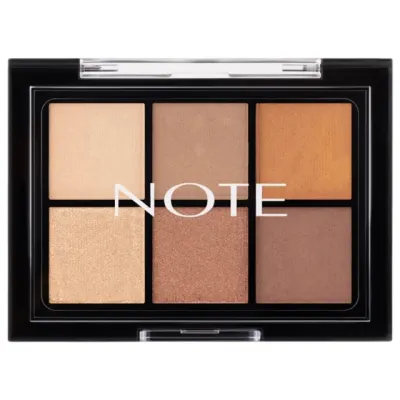 Ko‘z uchun tenlar paletka NOTE EYECONIC SHADOW PALETTE 04 (1 g x 6)