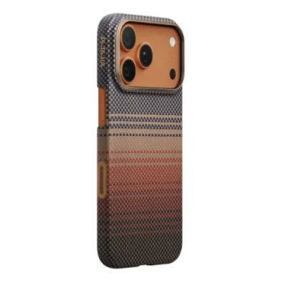 iPhone 17 Pro MAX uchun Pitaka ultra-slim case g‘ilofi, (Sunset)