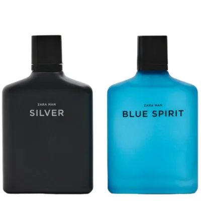 Zara Silver 100мл & Zara Blue Spirit 100мл - туалетная вода для мужчин