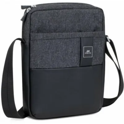 11" Rivacase 8811 black меланге – елкадан тақилувчи планшет сумкаси (4260403579176)