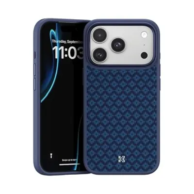 BENKS Armortint iPhone 17 Pro uchun g‘ilofi, Blue