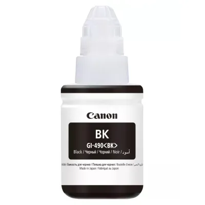 Чернила водорастворимые Canon GI-490 Bk черный