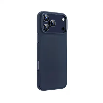 Keephone AirSkin Slim Matte Case iPhone 17 Pro Max uchun black yarim shaffof g‘ilofi