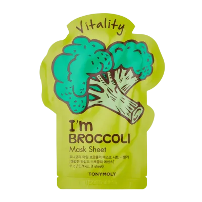 I'M BROCCOLI MASK SHEET – VITALITY brokkoli ekstraktli yuz uchun maskasi