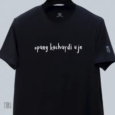 Футболка YOKI "Opang kuchaydi uje" Black XXL