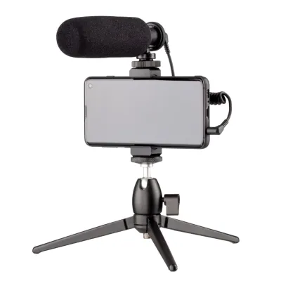 Микрофон Maono by 2Е MM011 Vlog KIT для мобильных устройств + трипод, 3.5mm