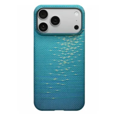 iPhone 17 Pro uchun Pitaka ultra-slim case g‘ilofi, (Lucid Blue)
